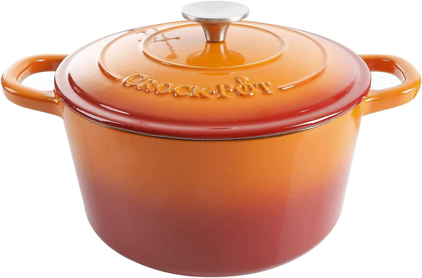 Crock-Pot 3 Quart Enameled Cast Iron Dutch Oven – Aqua - Curated Catalog