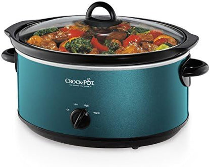 Crock-Pot 7 Quart Manual Slow Cooker – Turquoise - Curated Catalog