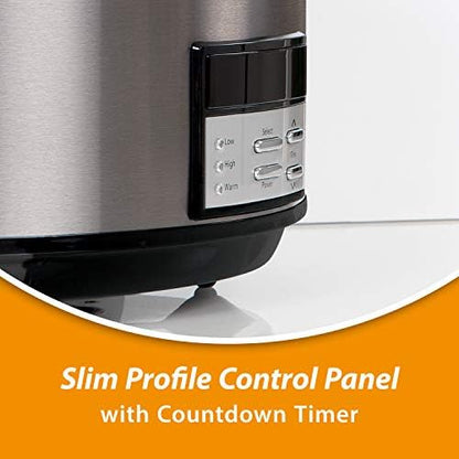 Crock-Pot 8 Quart Programmable Slow Cooker with Auto Warm