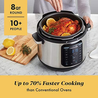 Crock-Pot 8 Quart Express Crock Multi-Use Pressure Cooker - Curated Catalog