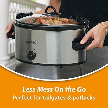 Crock-Pot Cook & Carry 6 Quart Portable Slow Cooker