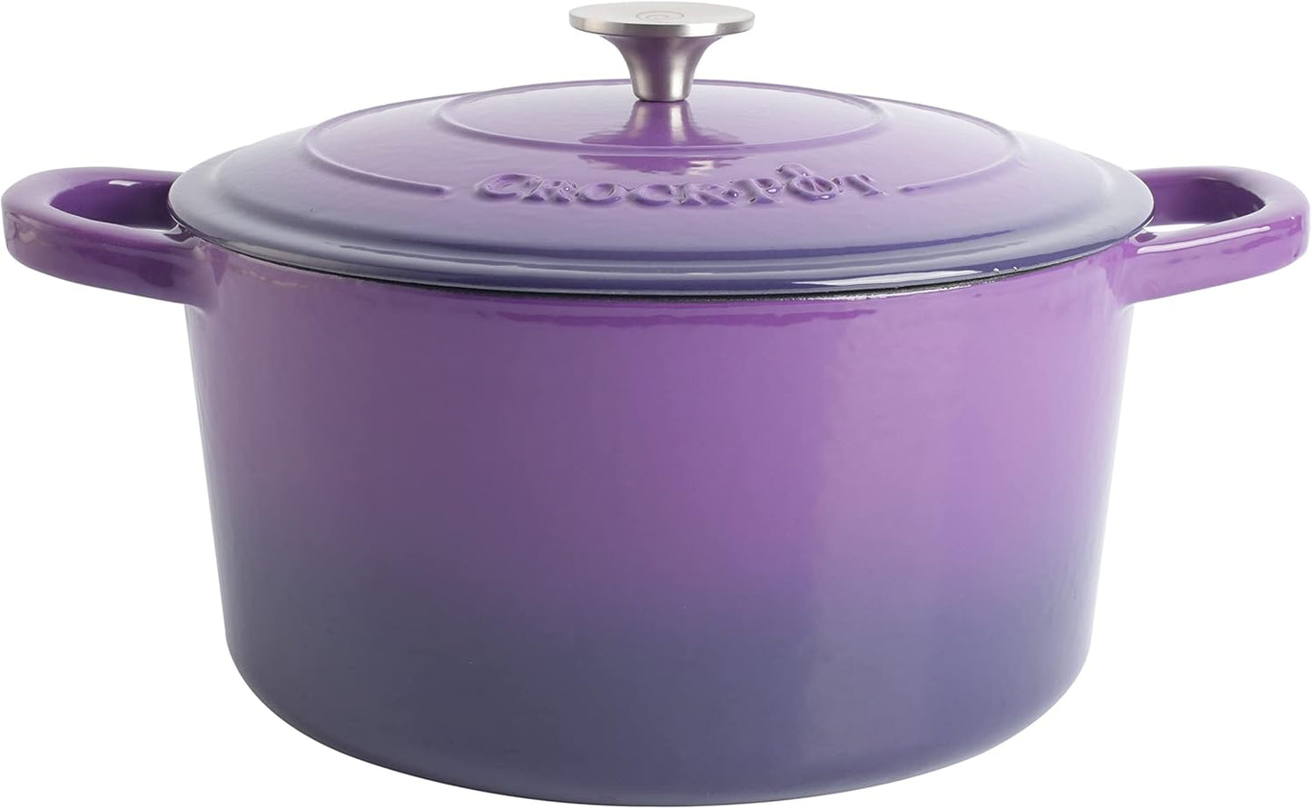 Crock-Pot 3 Quart Enameled Cast Iron Dutch Oven – Aqua - Curated Catalog