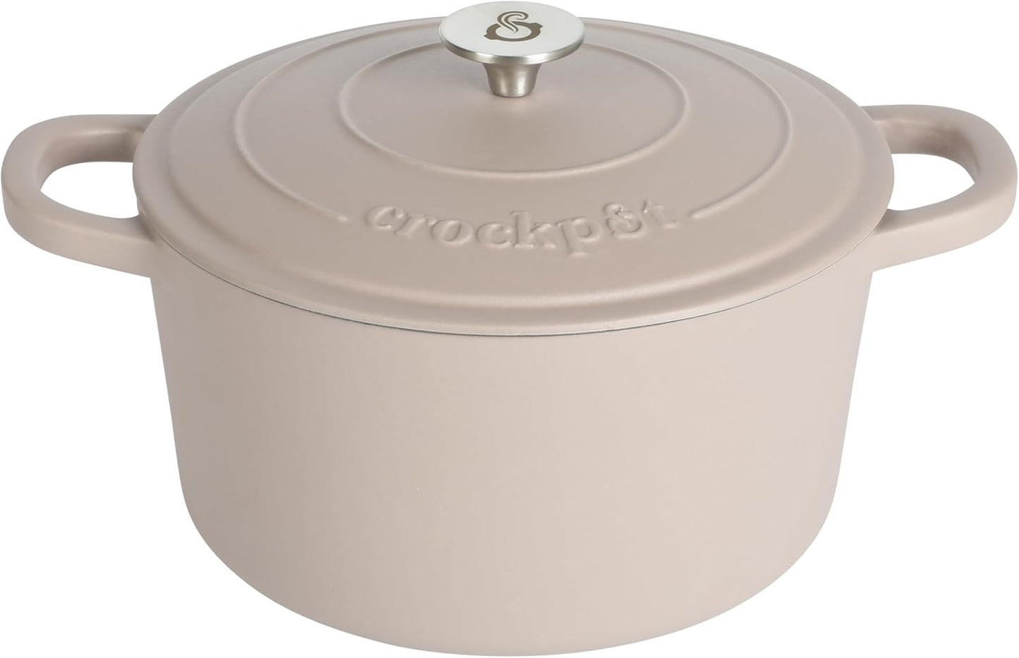 Crock-Pot 3 Quart Enameled Cast Iron Dutch Oven – Aqua - Curated Catalog