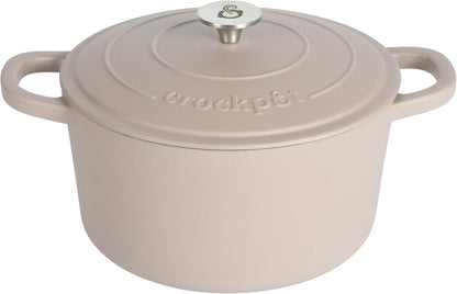 Crock-Pot 3 Quart Enameled Cast Iron Dutch Oven – Aqua - Curated Catalog