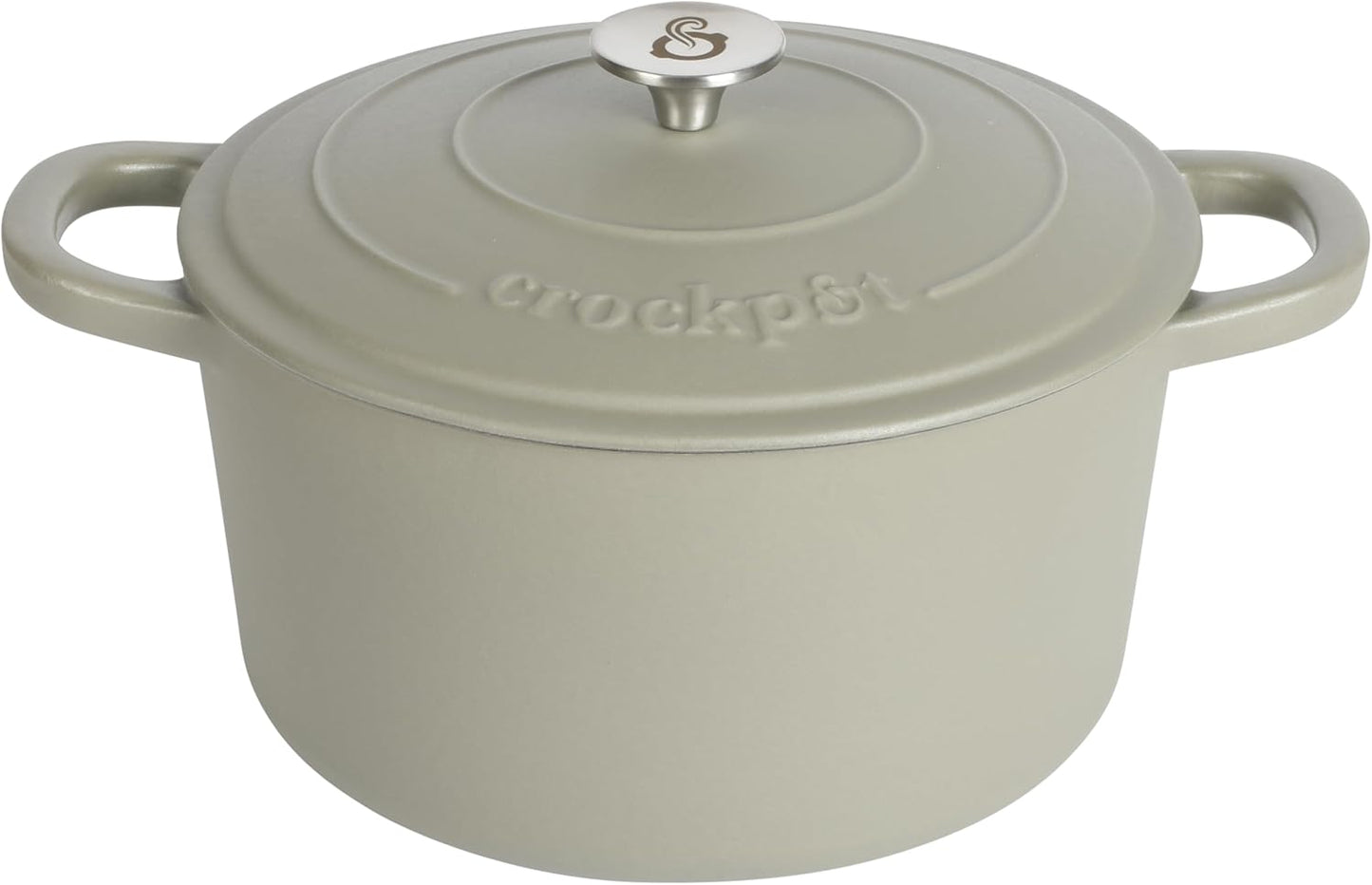 Crock-Pot 3 Quart Enameled Cast Iron Dutch Oven – Aqua - Curated Catalog
