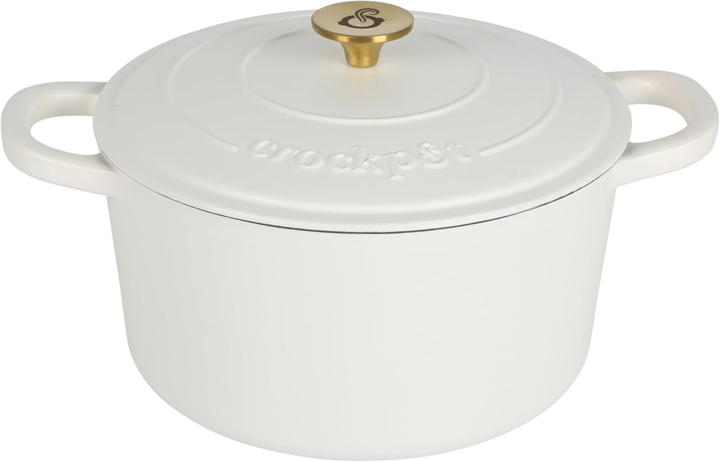 Crock-Pot 3 Quart Enameled Cast Iron Dutch Oven – Aqua - Curated Catalog